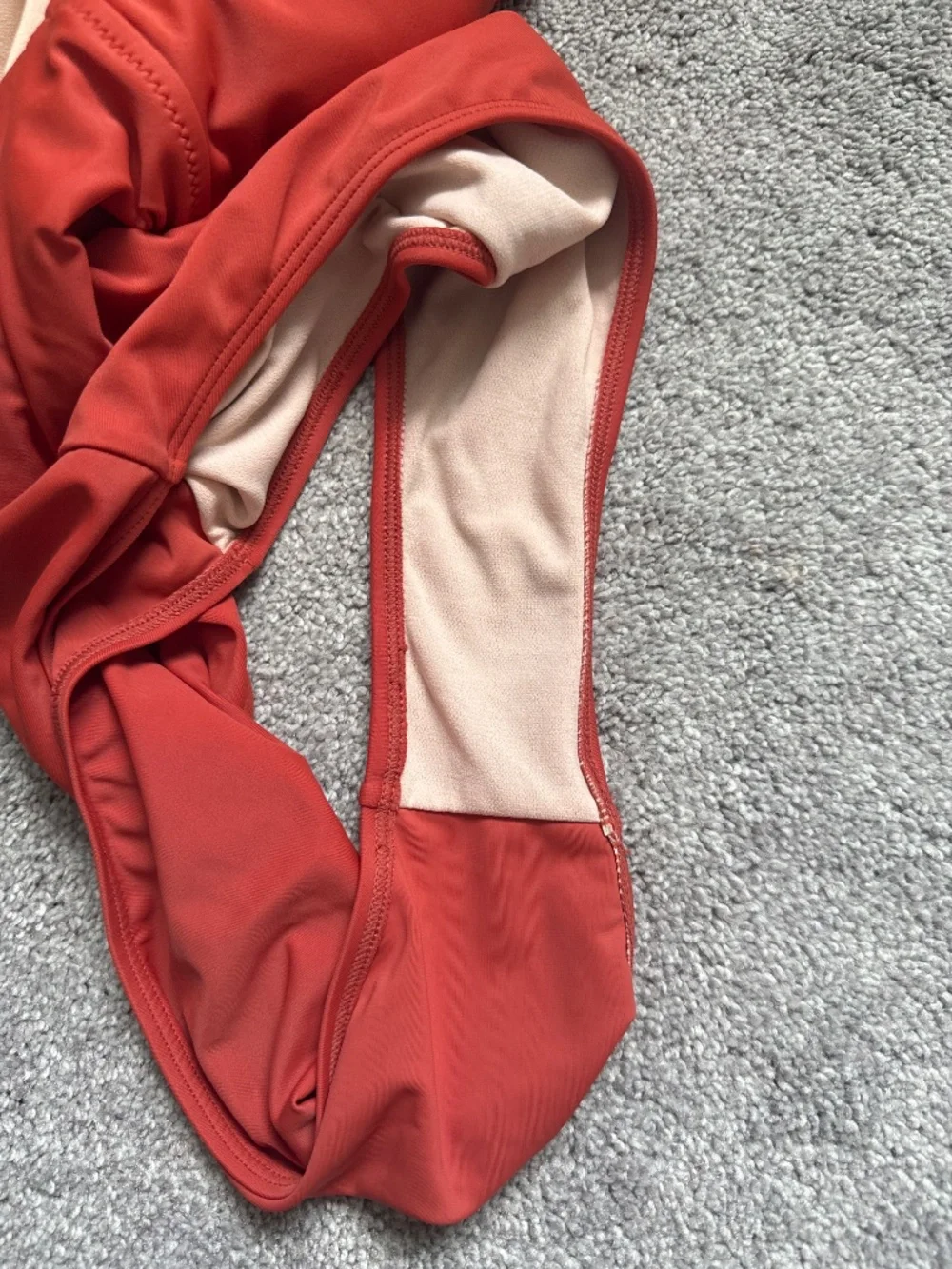 CUPSHE Red Terracotta One Piece Swimsuit Criss Cross Back